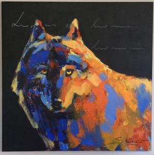 St. Pöltner Wolf  80x80