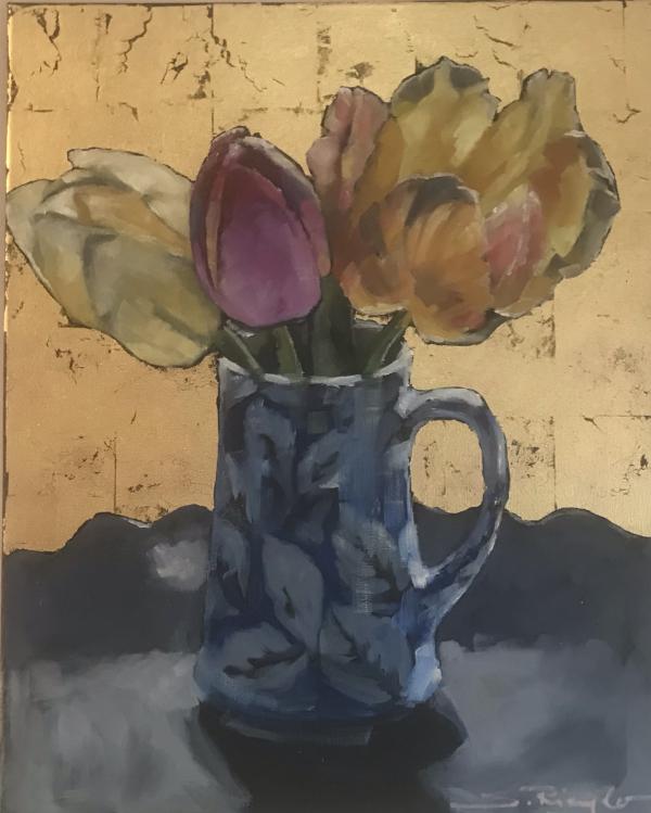 Tulpen mit Blattgold 